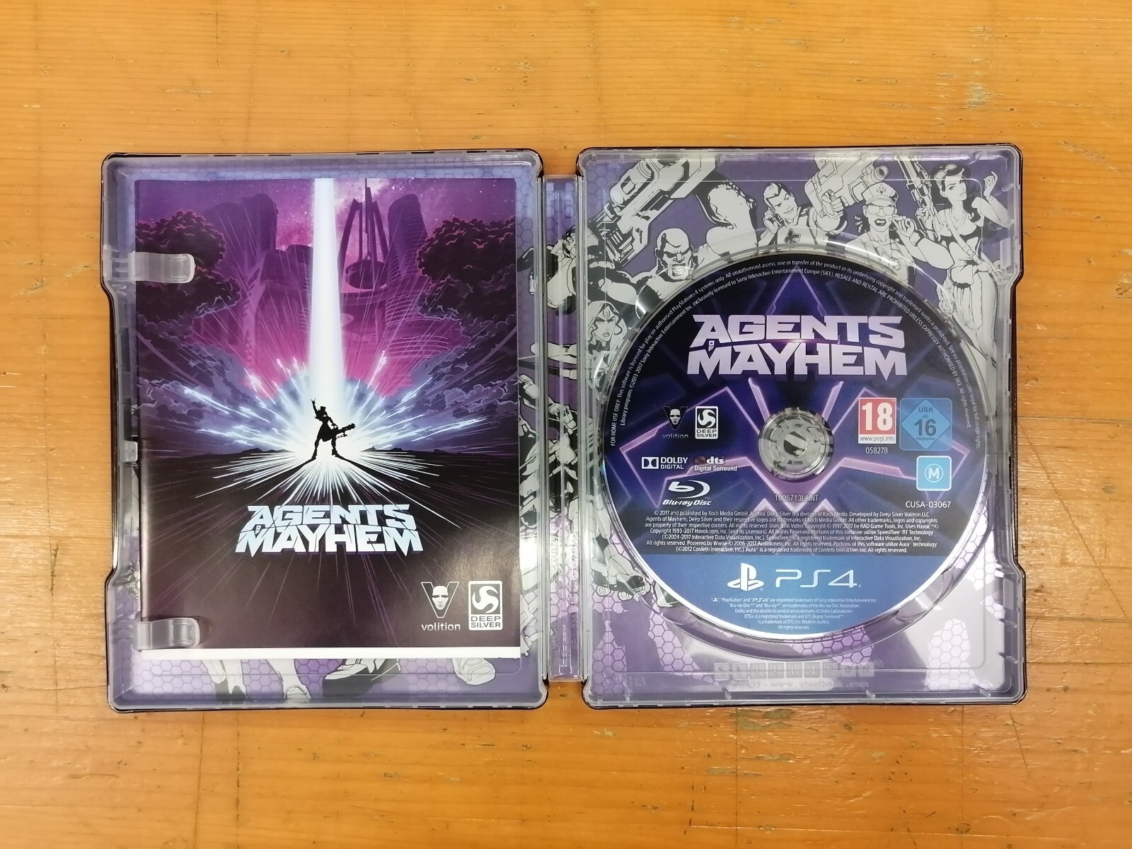 AGENTS OF MAYHEM PLAYSTATION 4 PS4 STEELBOOK DEEP SILVER VOLITION USATO - immagine 2