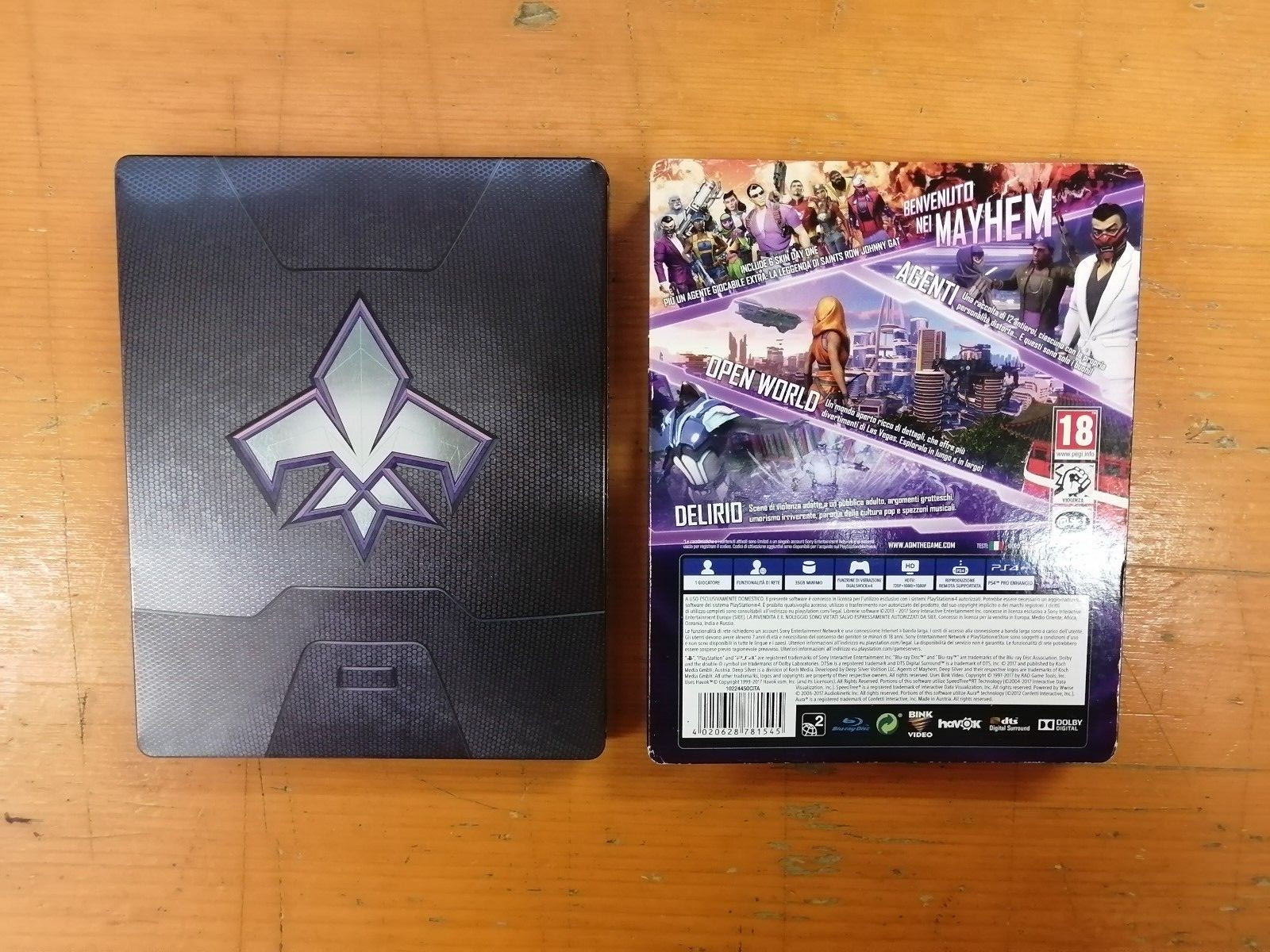 AGENTS OF MAYHEM PLAYSTATION 4 PS4 STEELBOOK DEEP SILVER VOLITION USATO - immagine 4